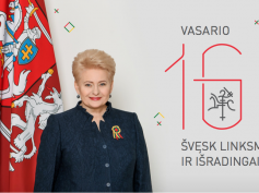 Prezidentės sveikinimas Valstybės atkūrimo dienos proga